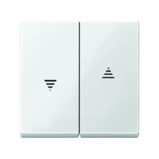 Schneider Electric MTN432419, Merten System M, Beyaz, Jaluzi Anahtar Tuş Kapağı