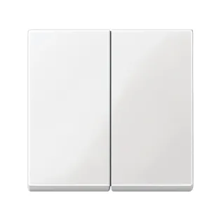 Schneider Electric MTN432519, Merten System M, Beyaz, Komütatör Tuş Kapağı