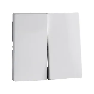 Schneider Electric MTN432525, Merten System M, Aktif Beyaz, Komütatör Tuş Kapağı