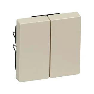 Schneider Electric MTN432544, Merten System M, Krem, Komütatör Tuş Kapağı