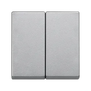 Schneider Electric MTN433560, Merten System M, Alüminyum, Komütatör Tuş Kapağı