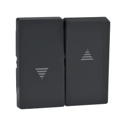 Schneider Electric MTN435514, Merten System M, Antrasit, Jaluzi Anahtar Tuş Kapağı