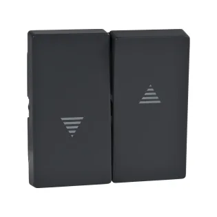 Schneider Electric MTN435514, Merten System M, Antrasit, Jaluzi Anahtar Tuş Kapağı