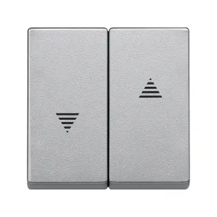 Schneider Electric MTN435560, Merten System M, Alüminyum, Jaluzi Anahtar Tuş Kapağı