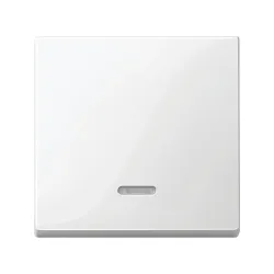 Schneider Electric MTN436019, Merten System M, Beyaz, Işıklı Anahtar Tuş Kapağı