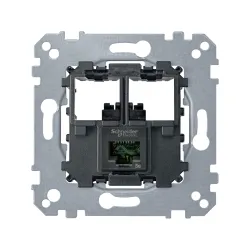 Schneider Electric MTN4575-0001, Merten, Data Prizi Mekanizması, Tekli, RJ45, Cat5 UTP