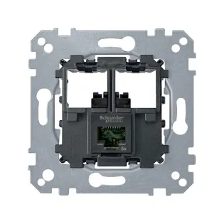 Schneider Electric MTN4575-0001, Merten, Data Prizi Mekanizması, Tekli, RJ45, Cat5 UTP