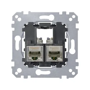 Schneider Electric MTN4576-0022, Merten, Data Prizi Mekanizması, İkili, RJ45, Cat6a STP
