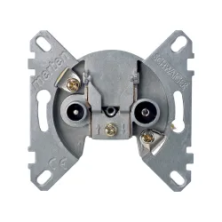 Schneider Electric MTN466098, Merten, R/TV-SAT Prizi, Geçişli, 2 Çıkışlı