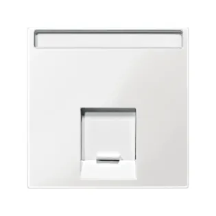 Schneider Electric MTN469819, Merten System M, Beyaz, Data Prizi Kapağı, Tekli, RJ45