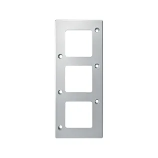 Schneider Electric MTN480360, Merten Anti-Vandalizm, Alüminyum, Üçlü Çerçeve