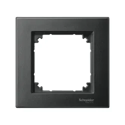 Schneider Electric MTN486114, Merten System M-Plan, Antrasit, Tekli Çerçeve