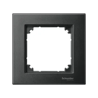 Schneider Electric MTN486114, Merten System M-Plan, Antrasit, Tekli Çerçeve