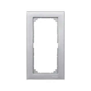 Schneider Electric MTN488860, Merten System M-Plan, Alüminyum, Tıraş Prizi Çerçevesi