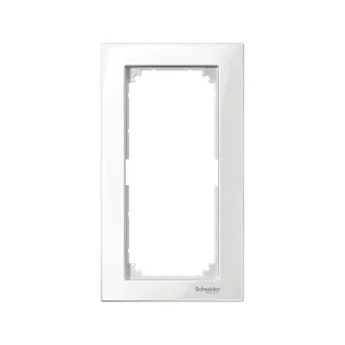 Schneider Electric MTN515819, Merten System M-Plan, Beyaz, Tıraş Prizi Çerçevesi