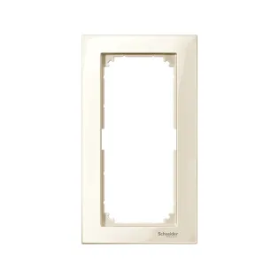 Schneider Electric MTN515844, Merten System M-Plan, Krem, Tıraş Prizi Çerçevesi