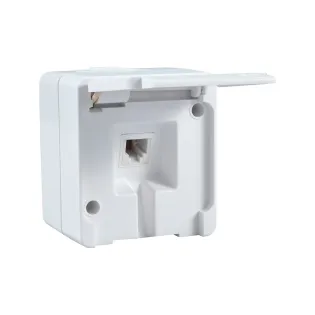 Schneider Electric NML4100121, Nemliyer, Beyaz, Sıva Üstü Telefon Prizi, RJ11