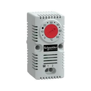 Schneider Electric NSYCCOTHC, ClimaSys, Isıtma Uygulaması için Basit Pano Termostatı, Kırmızı, 0...+60°C, 1NK