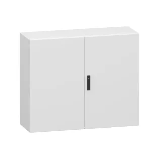 Schneider Electric NSYCRN1012400D, PanelSeT CRN, 1000x1200x400mm, Çift Kapılı Duvar Tipi Metal Pano, IP55, Montaj Plakasız