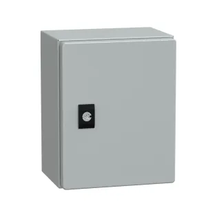 Schneider Electric NSYCRN252150, PanelSeT CRN, 250x200x150mm, Düz Kapılı Duvar Tipi Metal Pano, IP66, Montaj Plakasız
