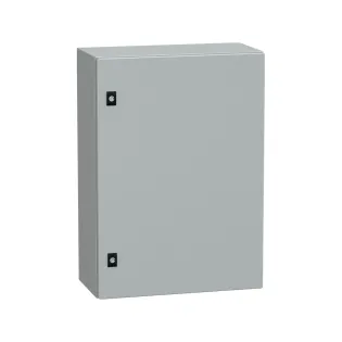 Schneider Electric NSYCRN75250, PanelSeT CRN, 700x500x250mm, Düz Kapılı Duvar Tipi Metal Pano, IP66, Montaj Plakasız