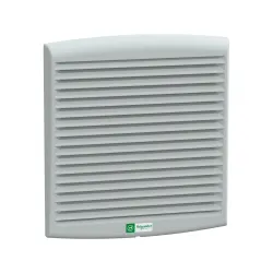 Schneider Electric NSYCVF300M230PF, ClimaSys, Çıkış Izgaralı ve Filtreli Fan, 223x223mm, IP54, 300 m³/h, 230 Volt AC