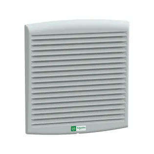 Schneider Electric NSYCVF300M230PF, ClimaSys, Çıkış Izgaralı ve Filtreli Fan, 223x223mm, IP54, 300 m³/h, 230 Volt AC
