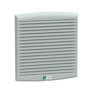 Schneider Electric NSYCVF300M24DPF, ClimaSys, Çıkış Izgaralı ve Filtreli Fan, 223x223mm, IP54, 300 m³/h, 24 Volt DC
