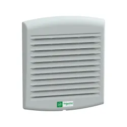 Schneider Electric NSYCVF85M230PF, ClimaSys, Çıkış Izgaralı ve Filtreli Fan, 125x125mm, IP54, 85 m³/h, 230 Volt AC