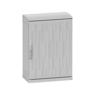 Schneider Electric NSYPHDZT12124, PanelSeT PHD, 1343x1250x420mm, Dikili Tip Poster Önleyici Kapaklı Cam Elyaf Takviyeli Polyester Pano, IP65
