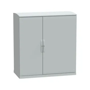 Schneider Electric NSYPHDZT12126P, PanelSeT PHD, 1343x1250x620mm, Dikili Tip Düz Kapaklı Cam Elyaf Takviyeli Polyester Pano, IP65