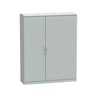 Schneider Electric NSYPHDZT15124P, PanelSeT PHD, 1593x1250x420mm, Dikili Tip Düz Kapaklı Cam Elyaf Takviyeli Polyester Pano, IP65