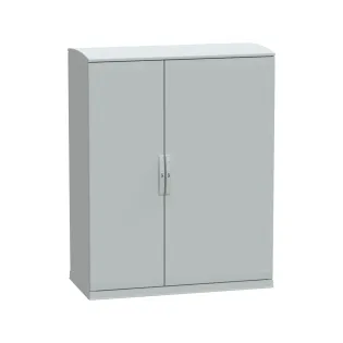 Schneider Electric NSYPHDZT15126P, PanelSeT PHD, 1593x1250x620mm, Dikili Tip Düz Kapaklı Cam Elyaf Takviyeli Polyester Pano, IP65