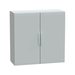 Schneider Electric NSYPLA10104G, PanelSeT PLA, 1000x1000x420mm, Düz Kapılı Zemin Tipi Polyester Pano, IP65