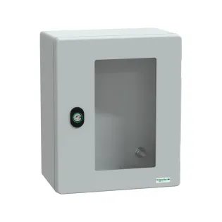 Schneider Electric NSYPLM3025TG, PanelSeT PLM, 308x255x160mm, Şeffaf Kapılı Polyester Duvar Tipi Pano, IP66