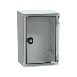 Schneider Electric NSYPLM32TG, PanelSeT PLM, 310x215x160mm, Şeffaf Kapılı ABS+Polikarbonat Duvar Tipi Pano, IP66
