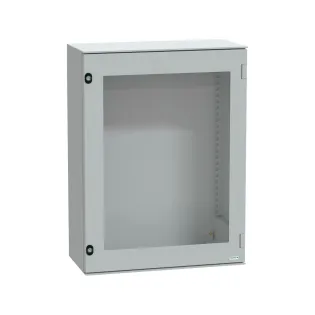 Schneider Electric NSYPLM86TG, PanelSeT PLM, 847x636x300mm, Şeffaf Kapılı Polyester Duvar Tipi Pano, IP66