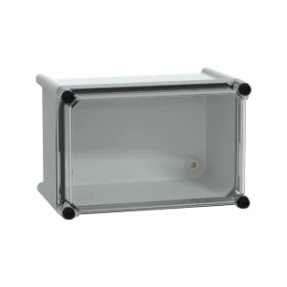Schneider Electric NSYPLS1827G, PanelSeT PLS, 180x270x180mm, Şeffaf Polikarbonat Kapaklı Polyester Kutu, IP66
