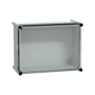 Schneider Electric NSYPLS2736G, PanelSeT PLS, 270x360x180mm, Şeffaf Polikarbonat Kapaklı Polyester Kutu, IP66