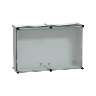 Schneider Electric NSYPLS3654G, PanelSeT PLS, 360x540x180mm, Şeffaf Polikarbonat Kapaklı Polyester Kutu, IP66