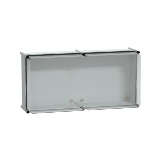 Schneider Electric NSYPLS3672AG, PanelSeT PLS, 360x720x230mm, Şeffaf Polikarbonat Kapaklı Polyester Kutu, IP66