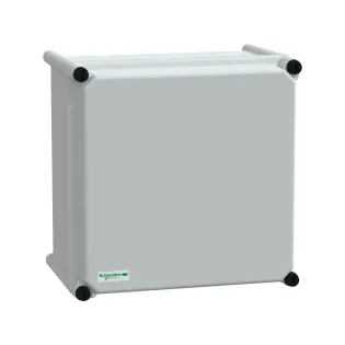 Schneider Electric NSYPLSC2727G, PanelSeT PLS, 270x270x180mm, Opak Polikarbonat Kapaklı Polyester Kutu, IP66