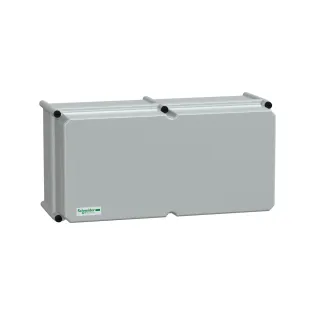 Schneider Electric NSYPLSC2754AG, PanelSeT PLS, 270x540x230mm, Opak Polikarbonat Kapaklı Polyester Kutu, IP66