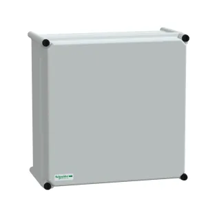 Schneider Electric NSYPLSC3636G, PanelSeT PLS, 360x360x180mm, Opak Polikarbonat Kapaklı Polyester Kutu, IP66