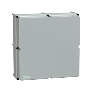Schneider Electric NSYPLSC5454AG, PanelSeT PLS, 540x540x230mm, Opak Polikarbonat Kapaklı Polyester Kutu, IP66