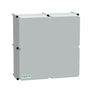 Schneider Electric NSYPLSC5454G, PanelSeT PLS, 540x540x180mm, Opak Polikarbonat Kapaklı Polyester Kutu, IP66