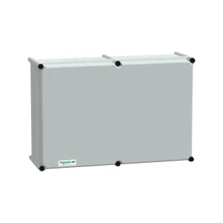 Schneider Electric NSYPLSP3654G, PanelSeT PLS, 360x540x180mm, Polyester Kapaklı Polyester Kutu, IP66