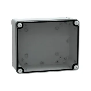 Schneider Electric NSYTBP241910T, PanelSeT TBP, 241x191x128mm, Şeffaf Kapaklı Polikarbonat Buat Kutusu, IP66