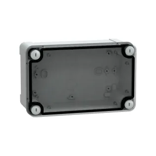 Schneider Electric NSYTBS19128T, PanelSeT TBS, 193x121x87mm, Şeffaf Kapaklı ABS Buat Kutusu, IP66