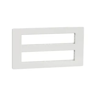 Schneider Electric NU021020, Unica System Plus, Beyaz, 2x10 Modül Çerçeve